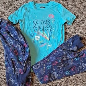 Star Wars Kids Pajama Set - Teal and Navy